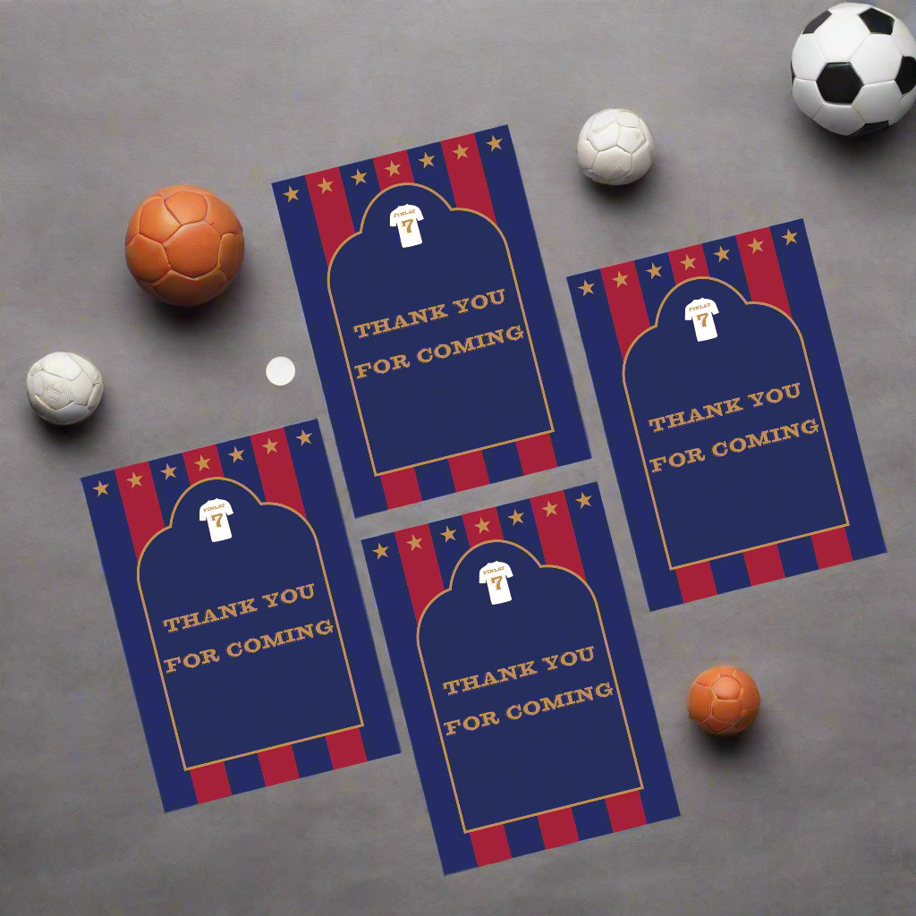 Classic Sports Favour Stickers