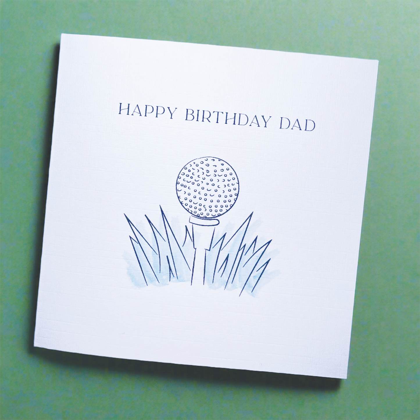 Golf themed card
