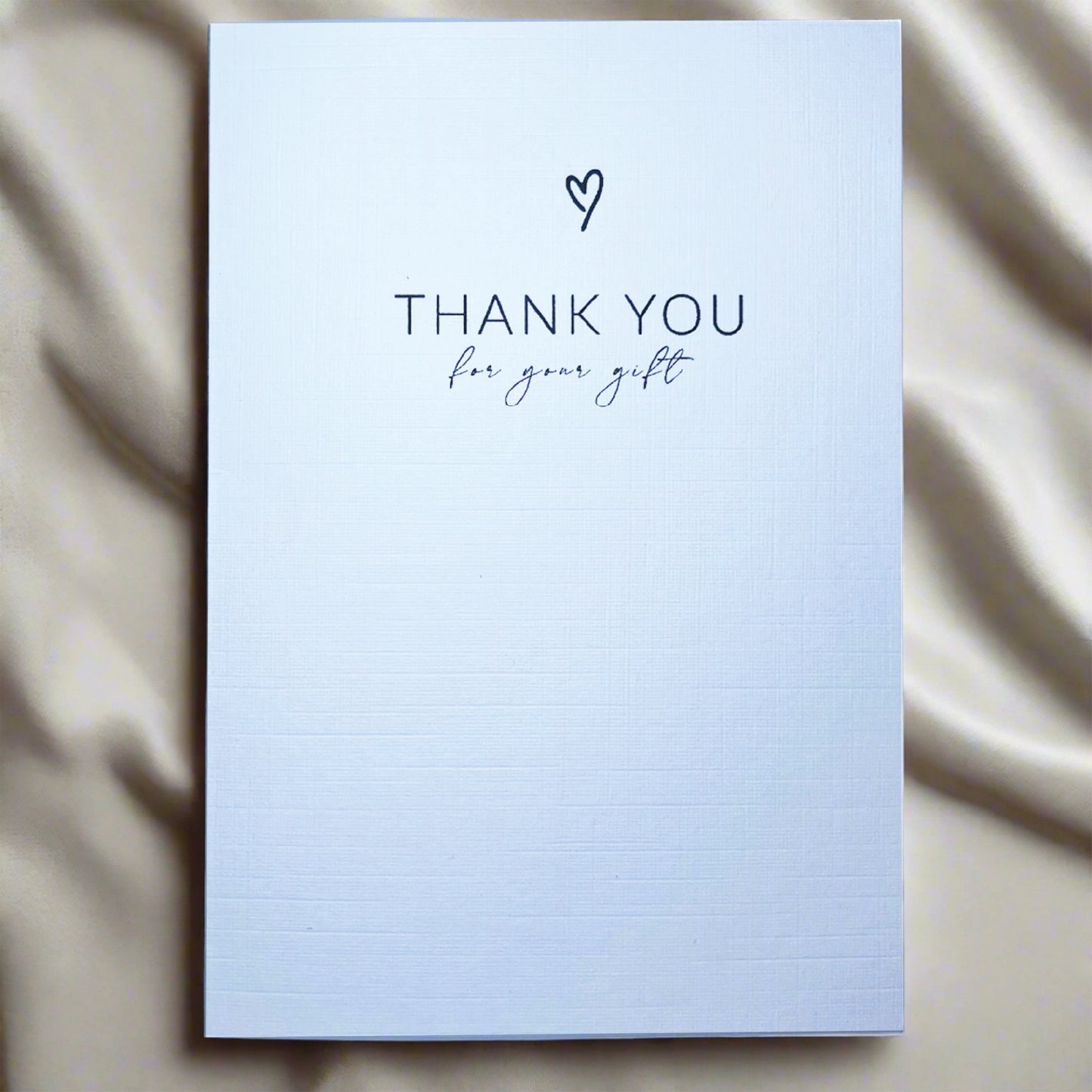 Thank you card - Personalisable - A6