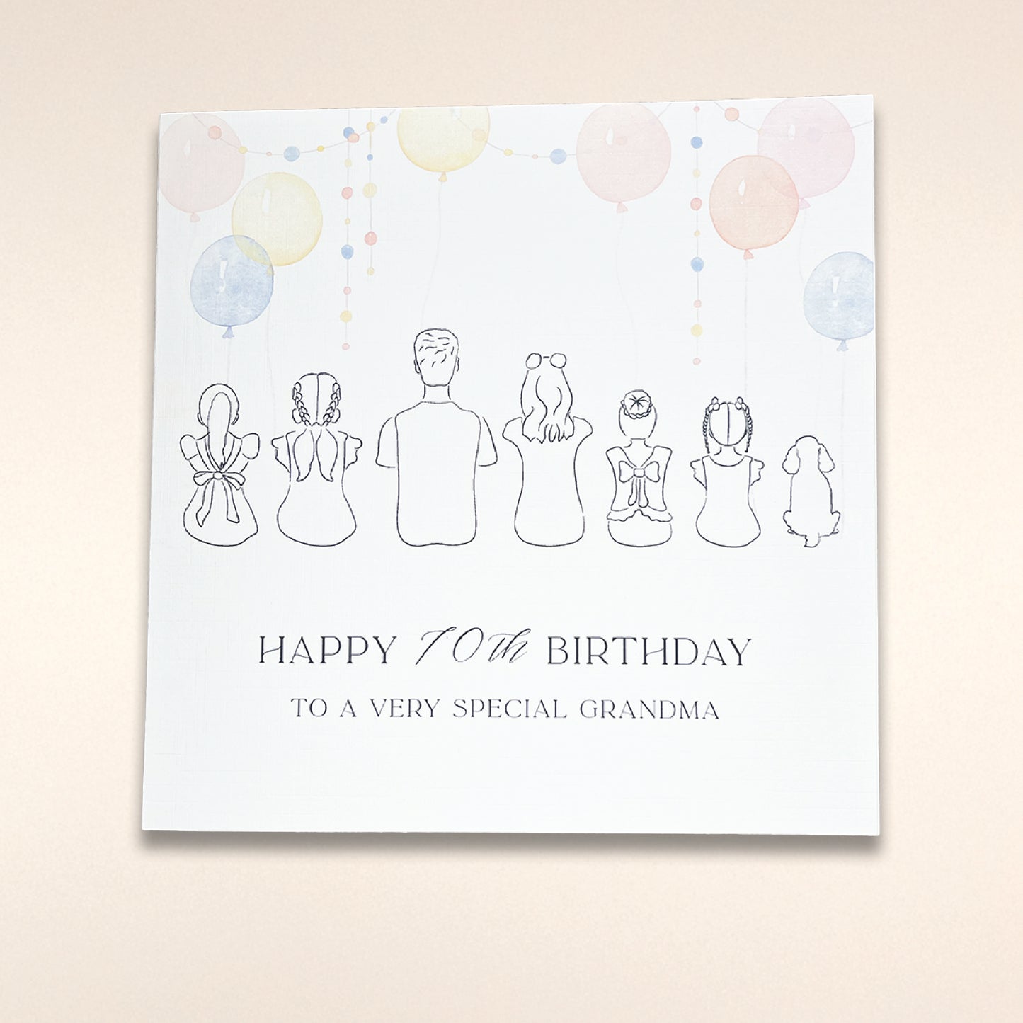 Bespoke Family Celebration Card