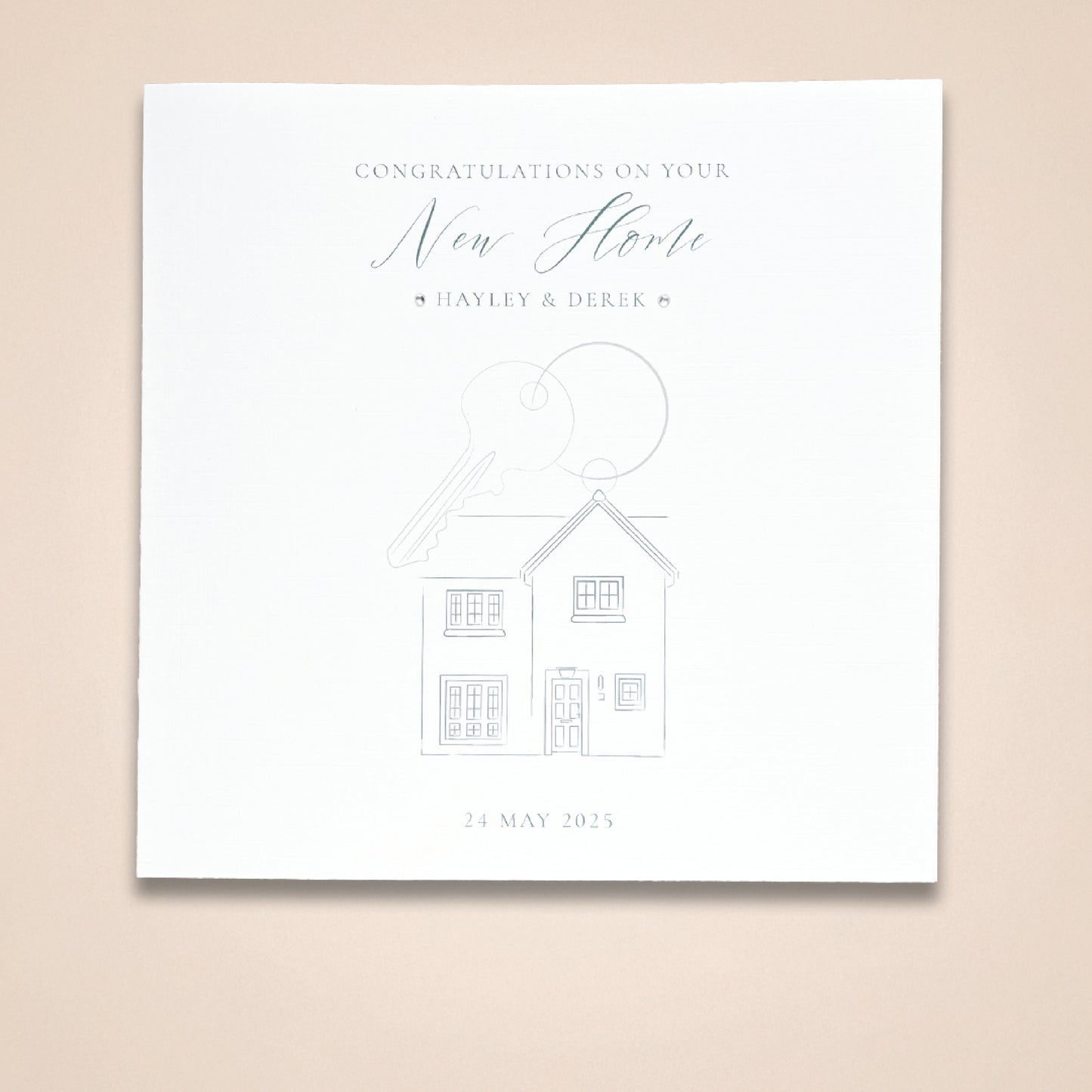 Bespoke New Home Keyring Card
