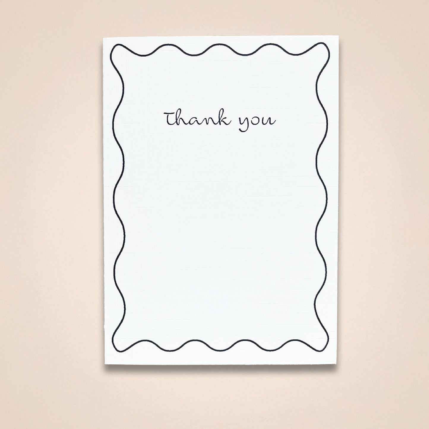 Thank you card - A6