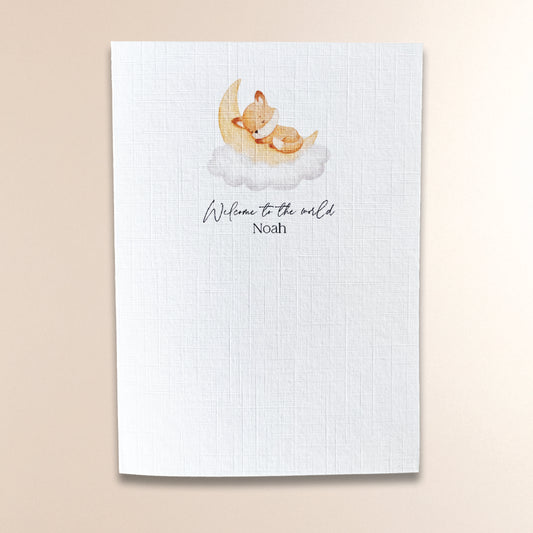 Baby Fox Card - A6