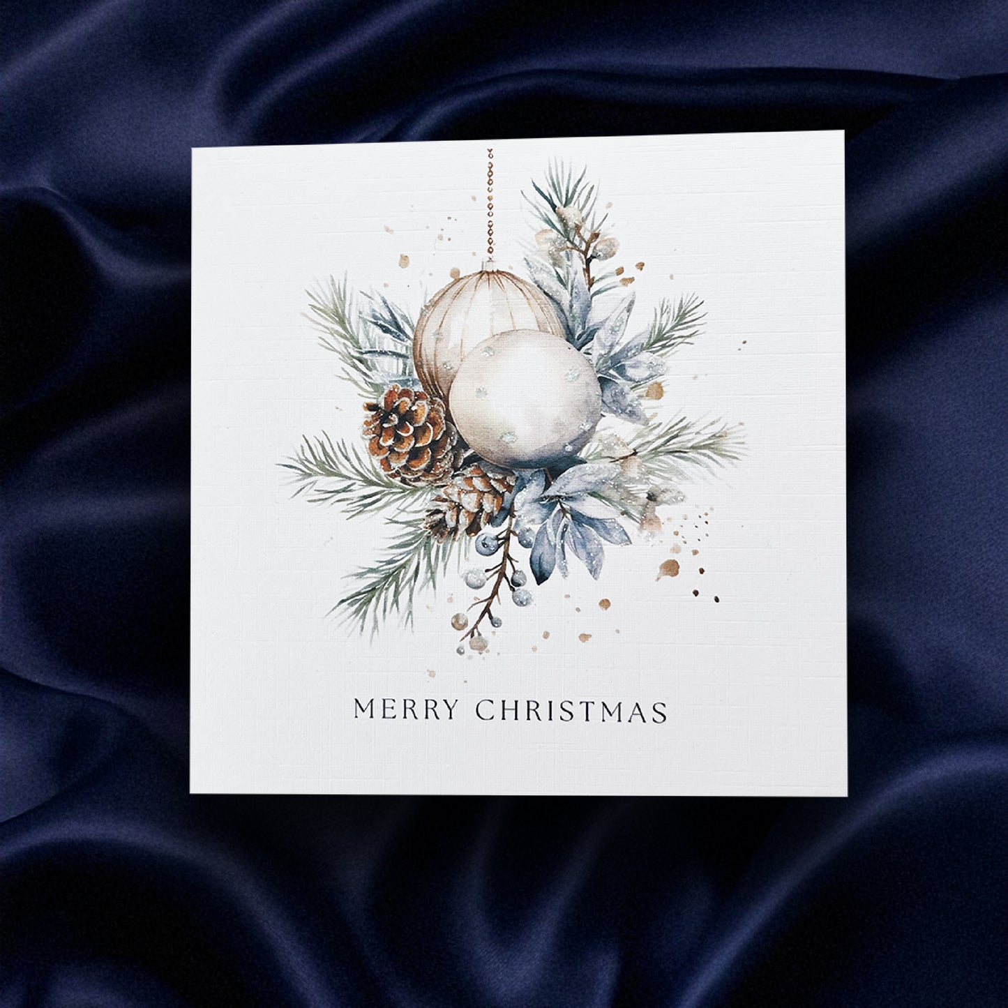 Cool Collection Baubles Greeting Card