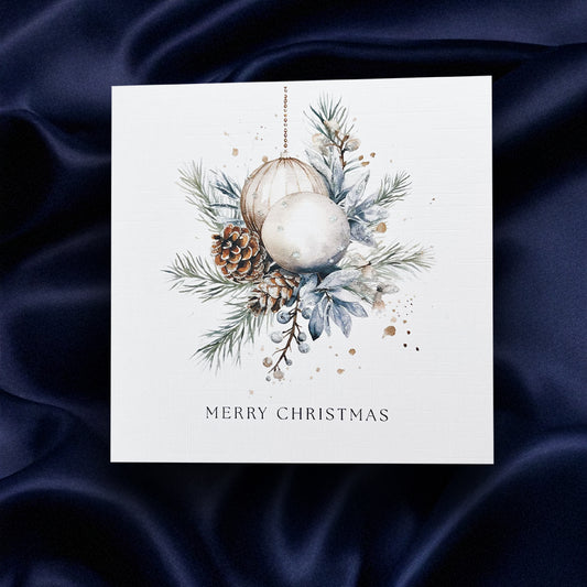 Cool Collection Baubles Greeting Card