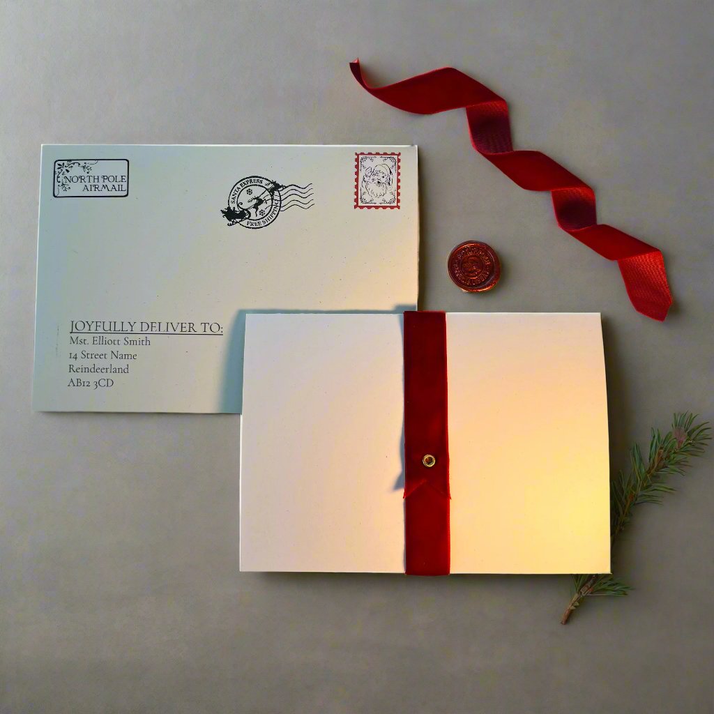 Personalised Letter From Santa - Red