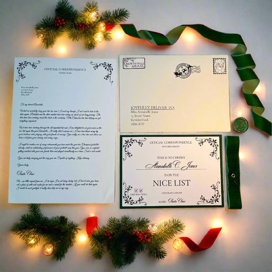 Personalised Letter From Santa - Green