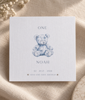 Heritage Teddy | Personalised Birthday Card