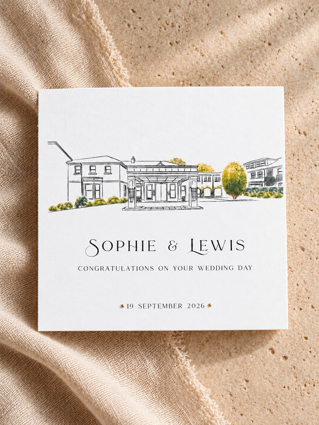 Illustrated | Marcliffe Venue Card - The Classic