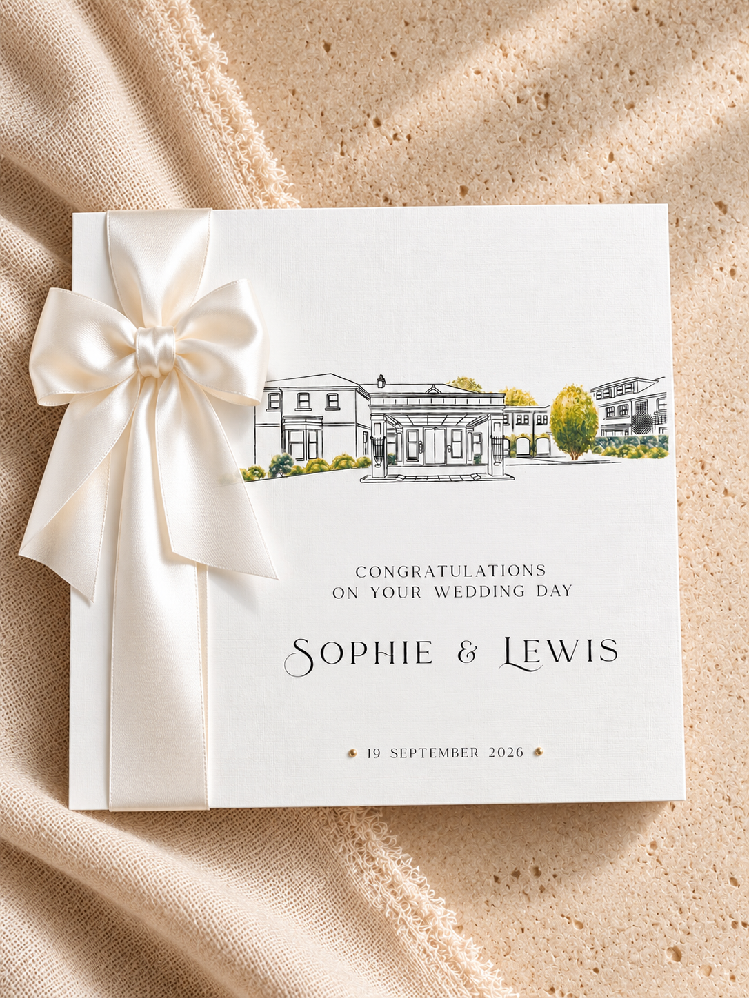 Illustrated | Marcliffe Venue Card - The Silk