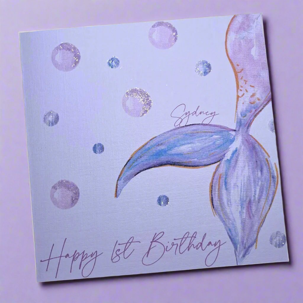 Mermaid Birthday Card