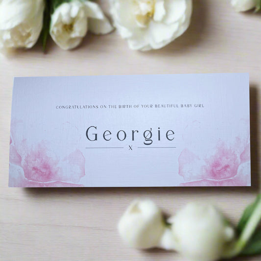 Personalised Baby Girl Money Wallet