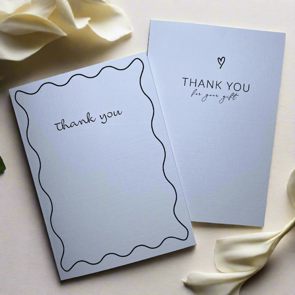 Thank you card - Personalisable - A6