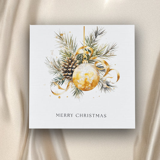 Warm Collection Bauble Greeting Card