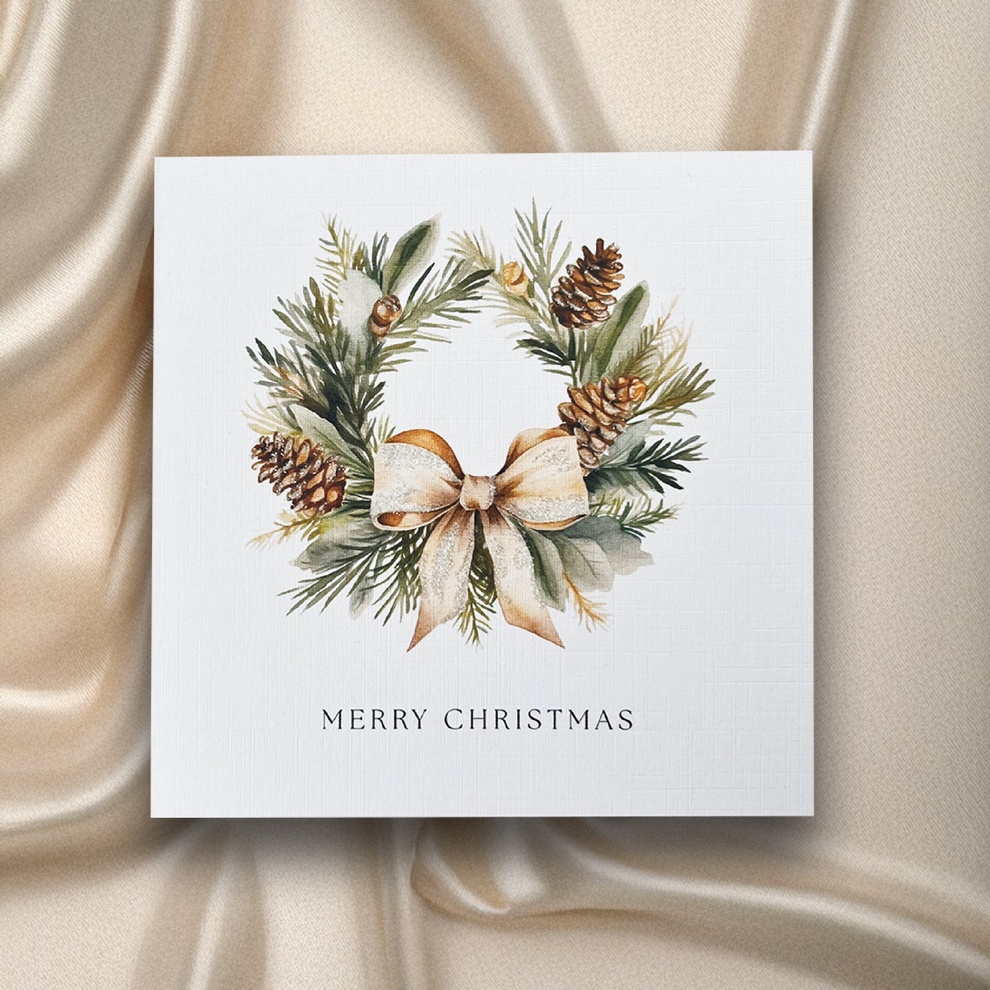 Warm Collection Wreath Greeting Card
