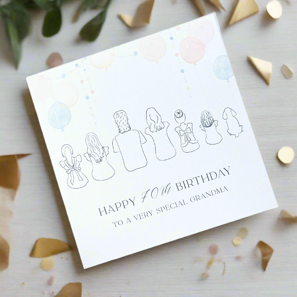 Bespoke Family Celebration Card