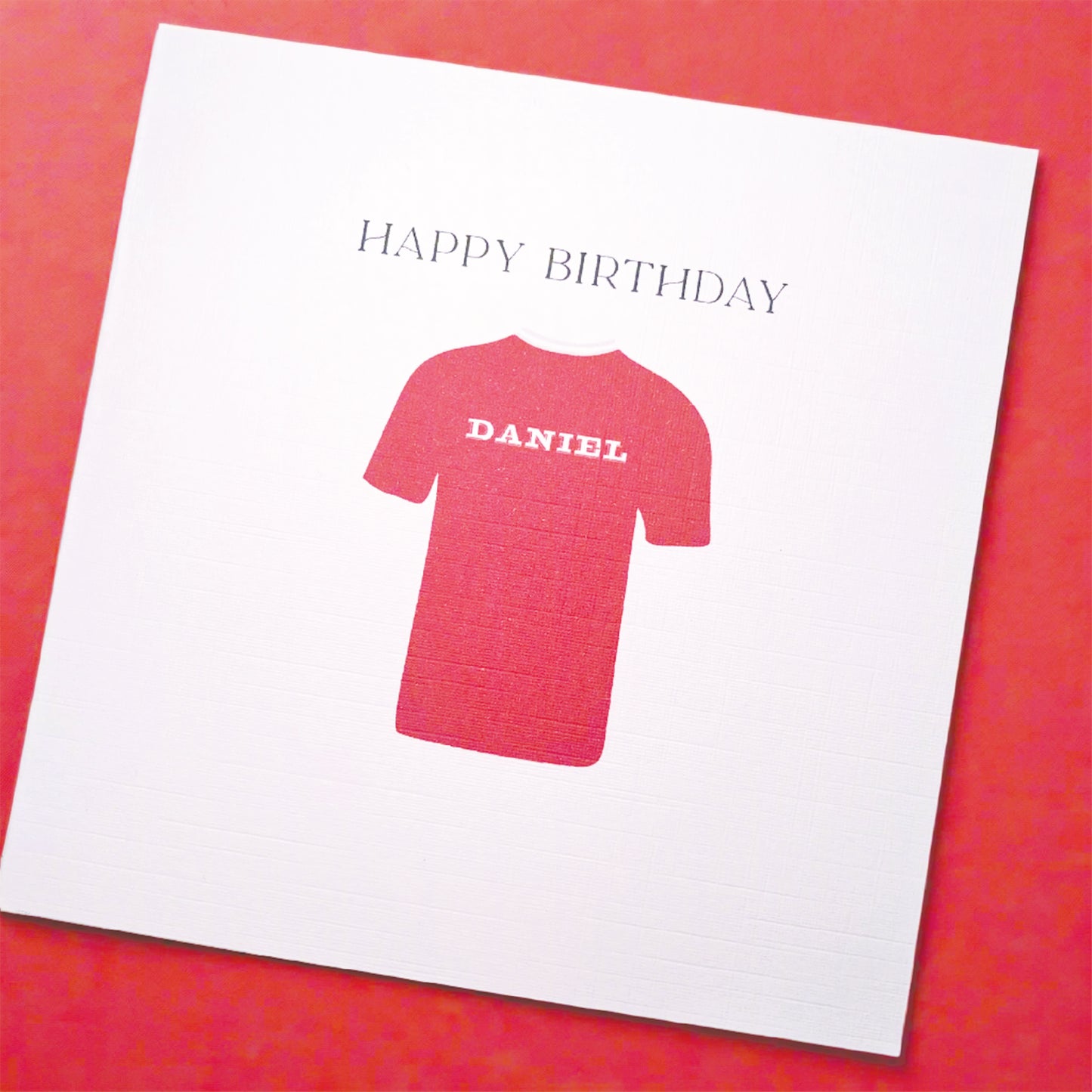 Sports Shirt Card