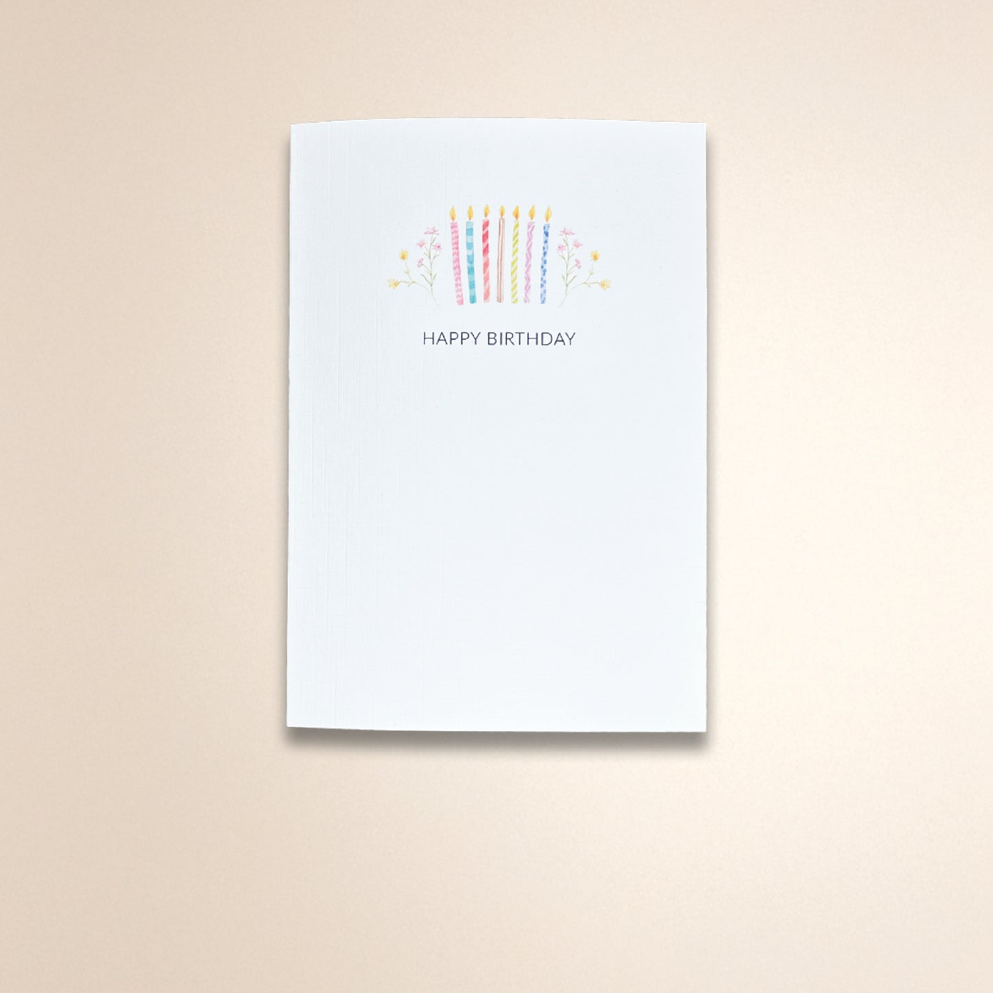 Candle Birthday Card - A6