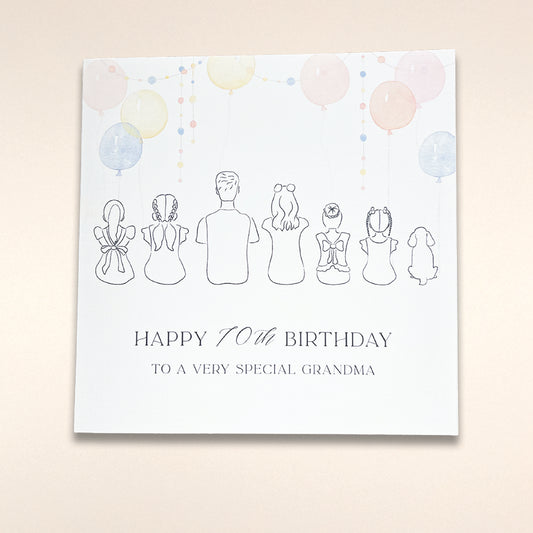 Bespoke Family Celebration Card