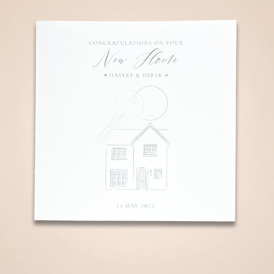 Bespoke New Home Keyring Card