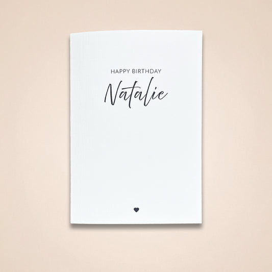 Personalised Birthday Card - A6