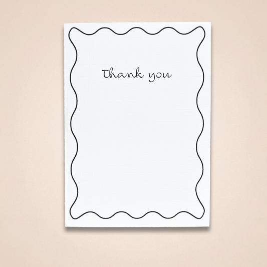 Thank you card - A6